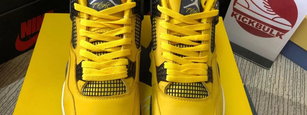 AIR JORDAN 4 RETRO 'LIGHTNING' 2021 CT8527-700 Kickbulk Sneaker quality control QC pictures