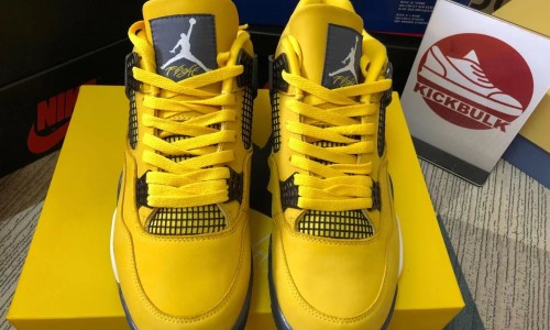 AIR JORDAN 4 RETRO 'LIGHTNING' 2021 CT8527-700 Kickbulk Sneaker quality control QC pictures