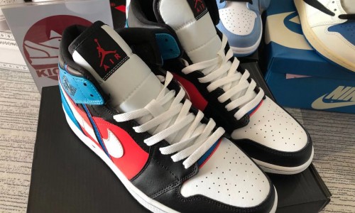 Air Jordan 1 Mid GS 'Game Time' CV4891-001 Kickbulk Sneaker shoes retail wholesale Camera Photos