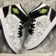 Air Jordan has 1 Mid SE（GS）DIY DC4099-100 Kickbulk Sneaker Camera photos