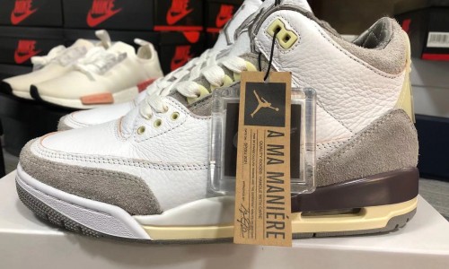 AIR JORDAN 3 X A MA MANIÉRE WMNS RETRO SP 'RAISED BY WOMEN' DH3434-110 Kickbulk Sneaker Camera photos