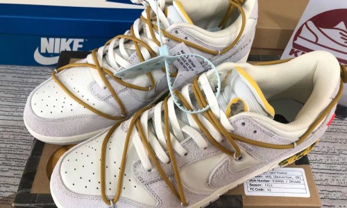 OFF-WHITE X DUNK LOW 'LOT 37 OF 50' DJ0950-105 Kickbulk Sneaker reddit customer reviews