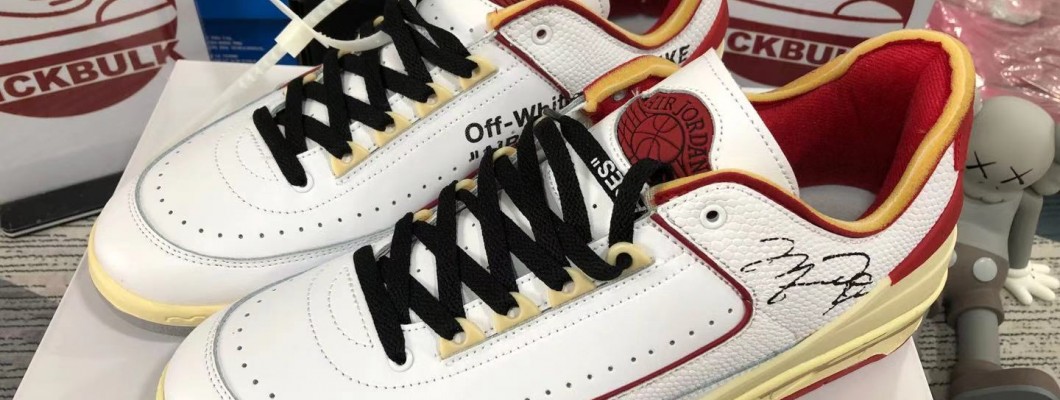 OFF-WHITE X AIR JORDAN 2 RETRO LOW SP DJ4375-106 Kickbulk Sneaker Mobile camera photos