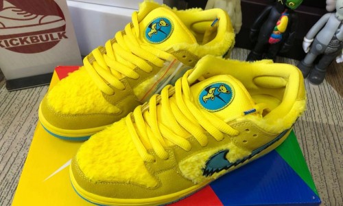 Grateful Dead x Nike SB Dunk Low Bear Green/Yellow Kickbulk Sneaker Camera real shots shoes reddit customer reviews