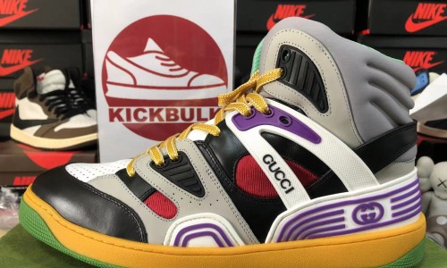 GUCCI Basketball shoes Black Red White Kickbulk Sneaker retail wholesale free shipping Camera Photos