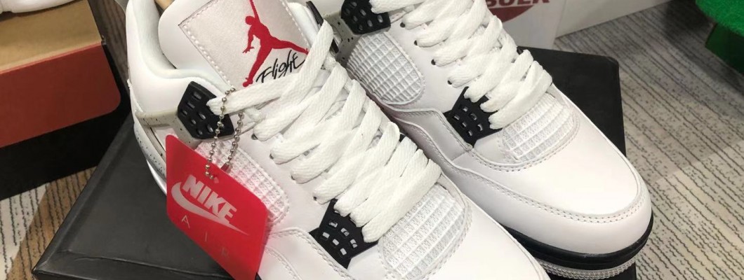 Air Jordan 4 Retro OG 'White Cement' 840606-192 Kickbulk Sneaker Camera photos