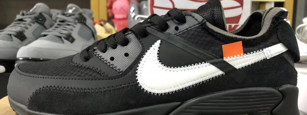 Off-White X Nike Air Max 90 Black AA7293-001 Kickbulk Sneaker shoes retail wholesale free shippinbg camera photos Off-White X Nike Air Max 90 Black AA7293-001 Kickbulk Sneaker shoes retail wholesale free shippinbg camera photos