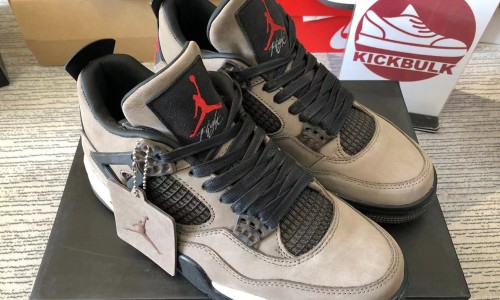 Travis Scott x Air Jordan 4 Retro Brown AJ4-882335 Kickbulk Sneaker shoes reviews Camera photos