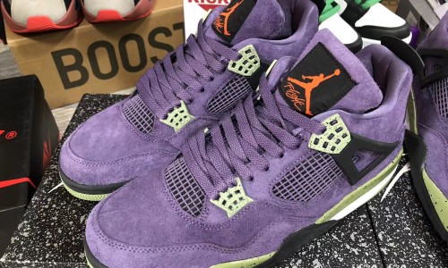 Air Jordan 4 'Canyon Purple' 2022 AQ9129-500 Kickbulk Sneaker Camera photos