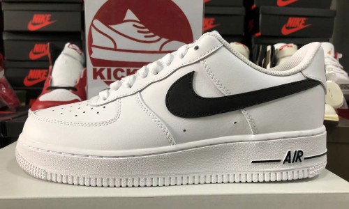 NIKE AIR FORCE 1 '07 AN20 'WHITE BLACK' CJ0952-100 Kickbulk Sneaker Camera Photos