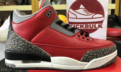 Air Jordan 3 Retro SE Unite Fire Red CK5692-600 Kickbulk Sneaker shoes reviews Camera photos