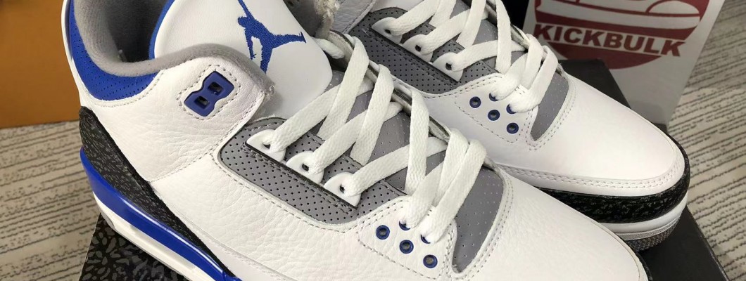 AIR JORDAN 3 RETRO 'RACER BLUE' CT8532-145 Kickbulk Shoes senakers retail wholesale free shipping Camera photos reviews AIR JORDAN 3 RETRO 'RACER BLUE' CT8532-145 Kickbulk Shoes senakers retail wholesale free shipping Camera photos reviews