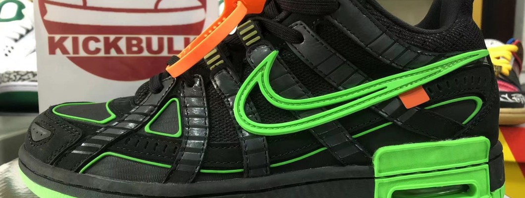 OFF White x Nike Air Rubber Dunk 'Green Strike' CU6015-001 Kickbulk Sneaker Shoes reviews Camera photos