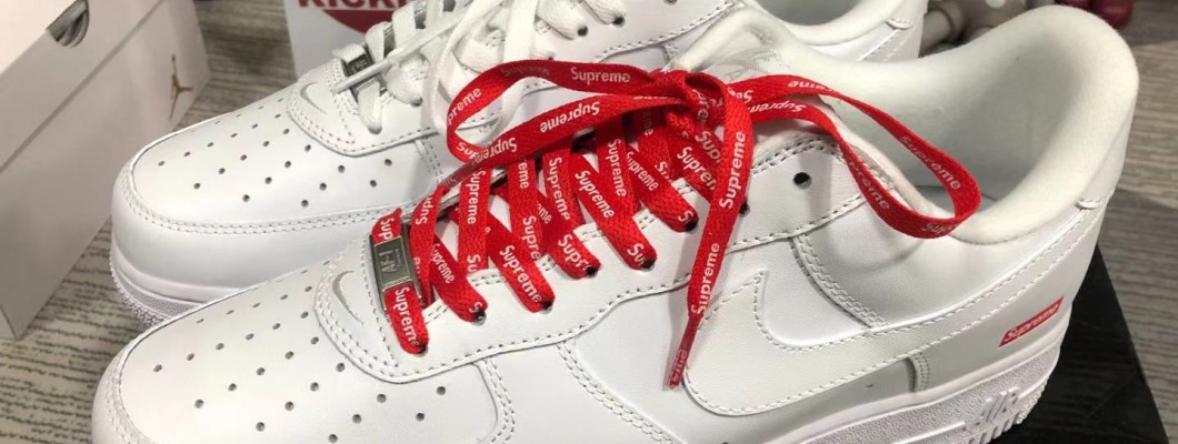 Supreme X Nike Air Force 1 Low 'Box Logo - White' CU9225-100 Kickbulk Sneaker Camera Photos