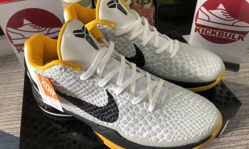 Nike ZOOM KOBE 6 PROTRO 'WHITE DEL SOL' CW2190-100 Kickbulk Sneaker shoes Camera photos reviews