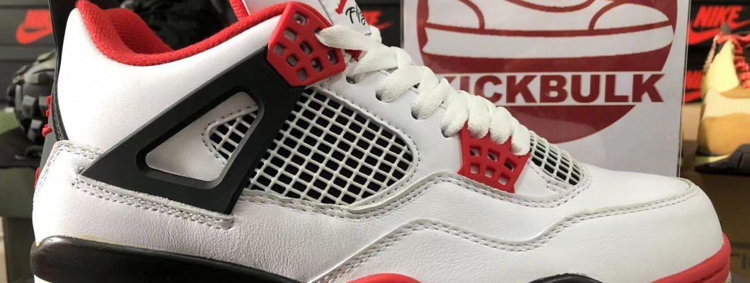 AIR JORDAN 4 RETRO OG 'FIRE RED' 2020 DC7770-160 Kickbulk Sneaker Camera Photos