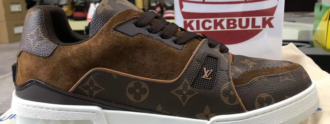 Louis Vuitton 20ss Trainer brown Casual Shoes Kickbulk Sneaker shoes reviews Camera photos