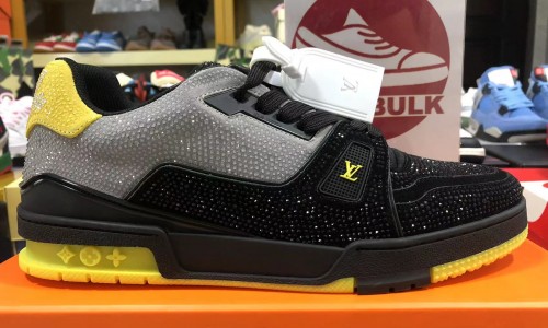 Louis vuitton LV shoes custom made Kickbulk Sneaker retail wholesale free shipping