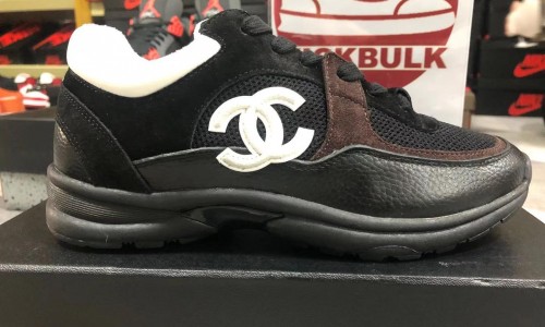 Custom made Chanel Black Sneaker kickbulk shoes camera photos reviews