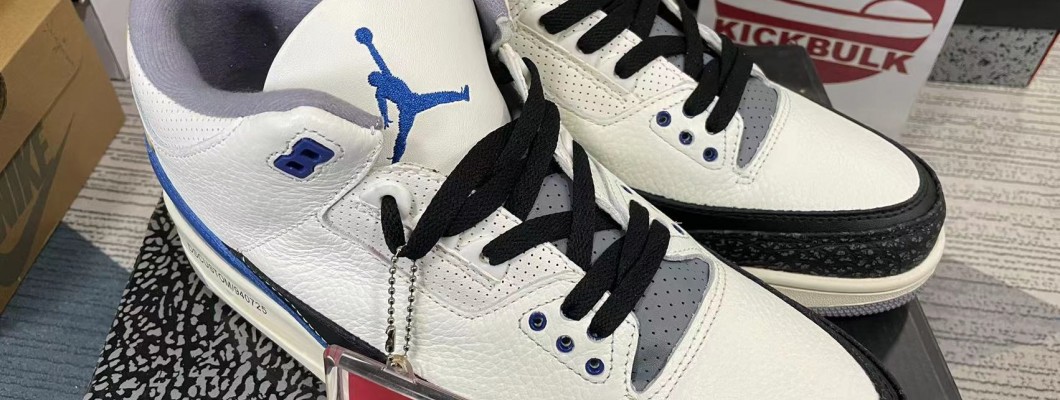 AIR JORDAN 3 RETRO GS 'RACER BLUE' 398614-145 Kickbulk Sneake shoes Camera photos reviews AIR JORDAN 3 RETRO GS 'RACER BLUE' 398614-145 Kickbulk Sneake shoes Camera photos reviews