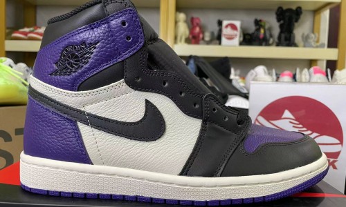Air Jordan 1 OG High Retro 'Court Purple' 555088-501 Kickbulk cortas Sneaker shoes reviews