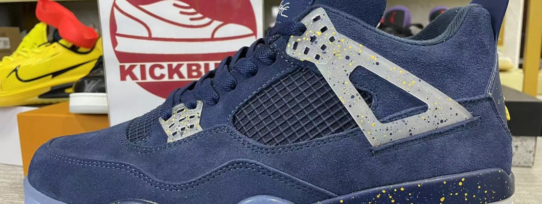 AIR JORDAN 4 RETRO 'MICHIGAN WOLVERINES' PE AJ4-1036660 Kickbulk Sneaker shoes reviews Camera photos