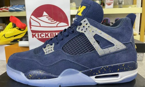 AIR JORDAN 4 RETRO 'MICHIGAN WOLVERINES' PE AJ4-1036660 Kickbulk Sneaker shoes reviews Camera photos