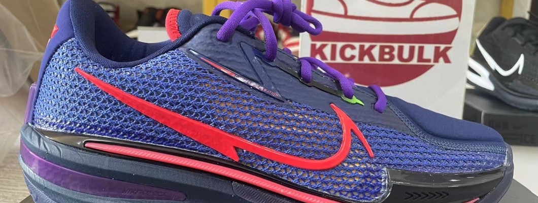 NIKE AIR ZOOM GT CUT 'BLUE VOID SIREN RED' CZ0175-400 Kickbulk Sneaker shoes reviews Camera photos