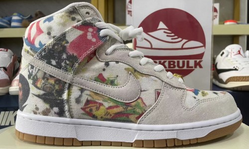 SUPREME X DUNK HIGH SB 'RAMMELLZEE' FD8779-100 Kickbulk Sneaker shoes reviews