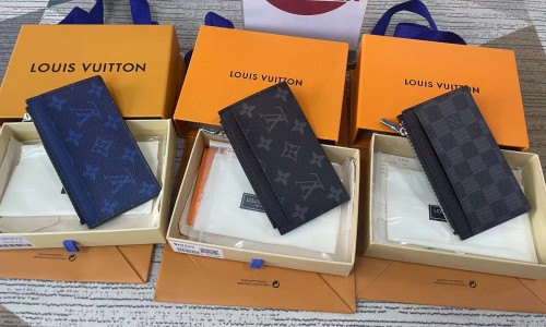 LV card wallet Louis Vuitton Kickbulk retail wholesale Free shipping