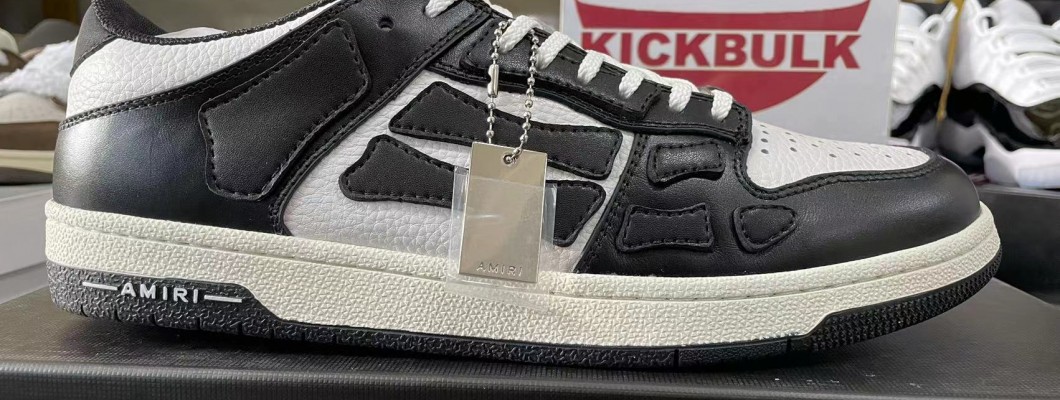 AMIRI Skel Top Low Black White MFS003-004 Kickbulk Sneaker shoes reviews Camera photos AMIRI Skel Top Low Black White MFS003-004 Kickbulk Sneaker shoes reviews Camera photos