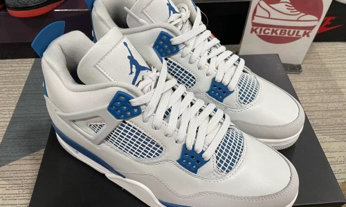 AIR JORDAN 4 RETRO 'MILITARY BLUE' 2024 FV5029-141 Kickbulk when Sneaker shoes reviews