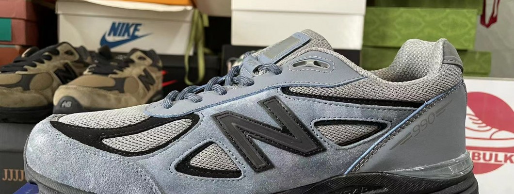 New Balance Teddy Santis x 990v4 Made in USA 'Arctic Grey Black' Kickbulk sneaker shoes reviews New Balance Teddy Santis x 990v4 Made in USA 'Arctic Grey Black' Kickbulk sneaker shoes reviews