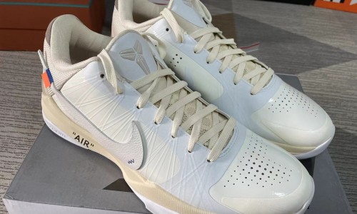 Nike Zoom Kobe 5 x Off-White Actual Men's DB4796-101 kickbulk sneaker shoes reviews