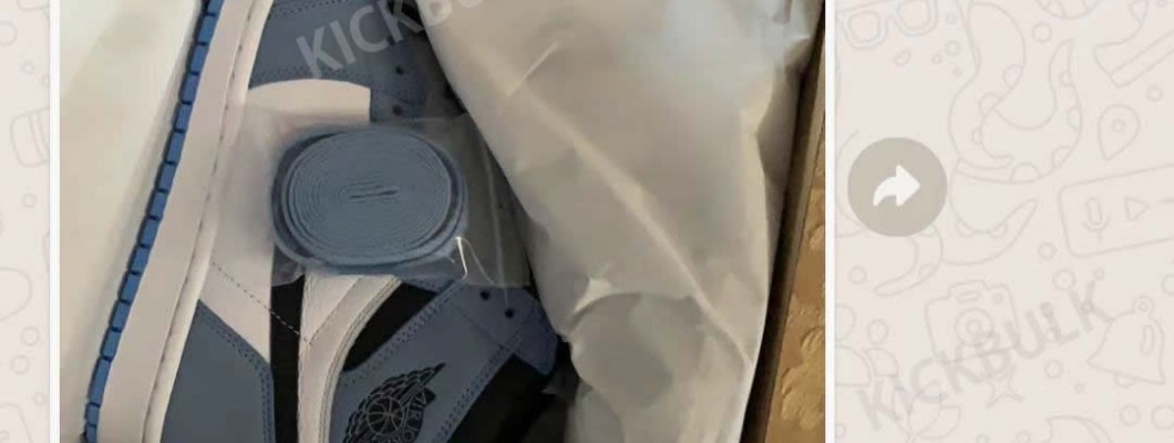Kickbulk's customer reivews of Air Jordan 1 University Blue from Europe Kickbulk's customer reivews of Air Jordan 1 University Blue from Europe