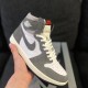 Kickbulk Sneaker customer reviews Чоловічі кросівки nike air jordan 1 retro сірі з чорним 40-45 RETRO HIGH OG 'WASHED BLACK' 2023 DZ5485-051