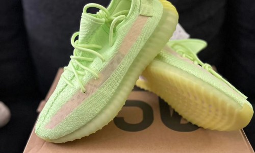 Yeezy Boost 350 V2 'Glow In The Dark' Green EG5293 Kickbulk leather Sneaker shoes reviews