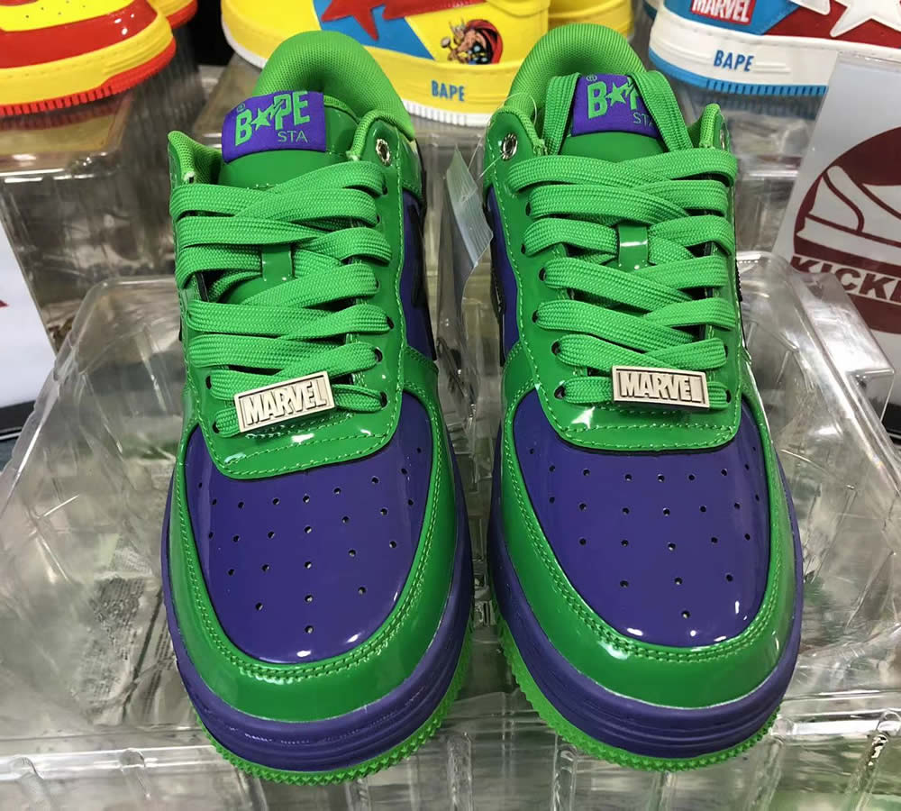 A Bathing Ape Bape Sta Low Green Sneaker 1173191904 3 - www.kickbulk.co