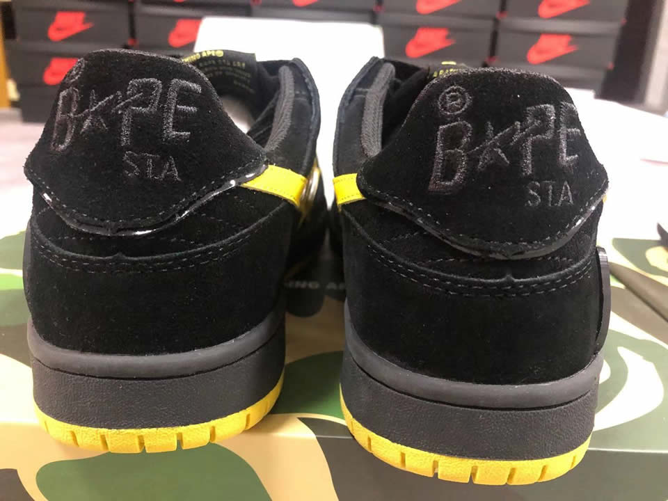 A Bathing Ape Bape Sta Low Black Yellow 1g701090005 5 - www.kickbulk.co