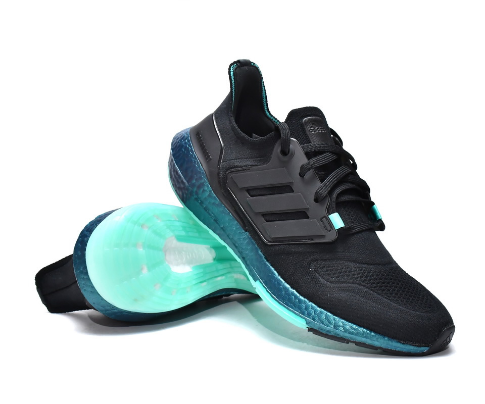 Adidas Ultraboost 22 Black Mint Rush Gx5564 2 - www.kickbulk.co