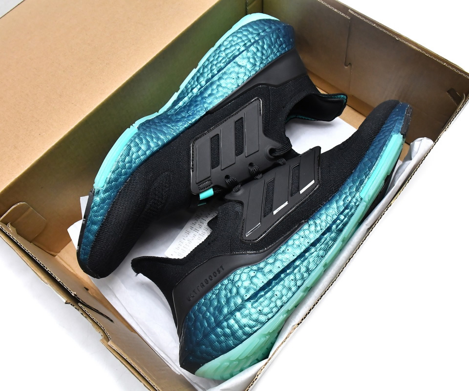 Adidas Ultraboost 22 Black Mint Rush Gx5564 8 - www.kickbulk.co