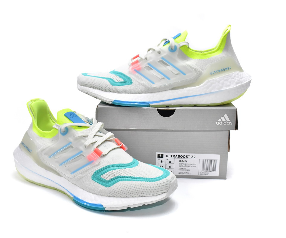 Adidas Ultraboost 22 White Sky Rush Mint Gy8674 7 - www.kickbulk.co