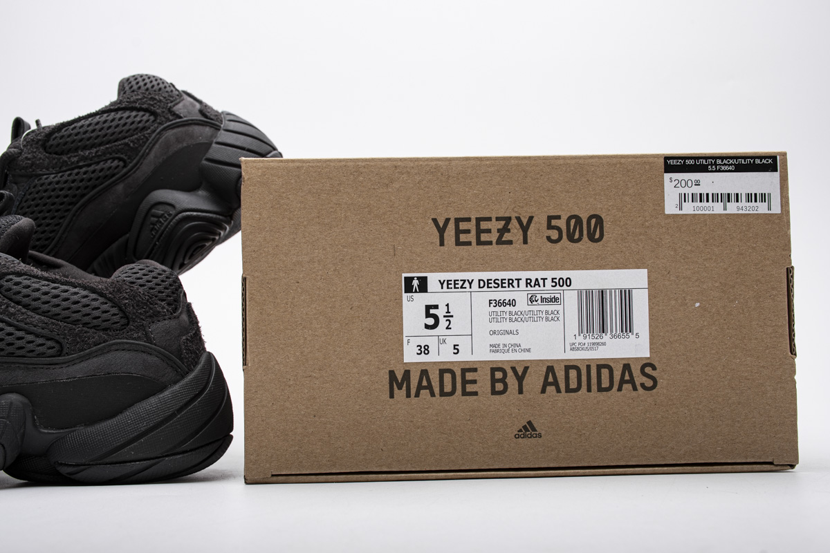 Adidas Yeezy Desert Rat 500 Utility Black F36640 Release Kickbulk For Sale 10 - www.kickbulk.co