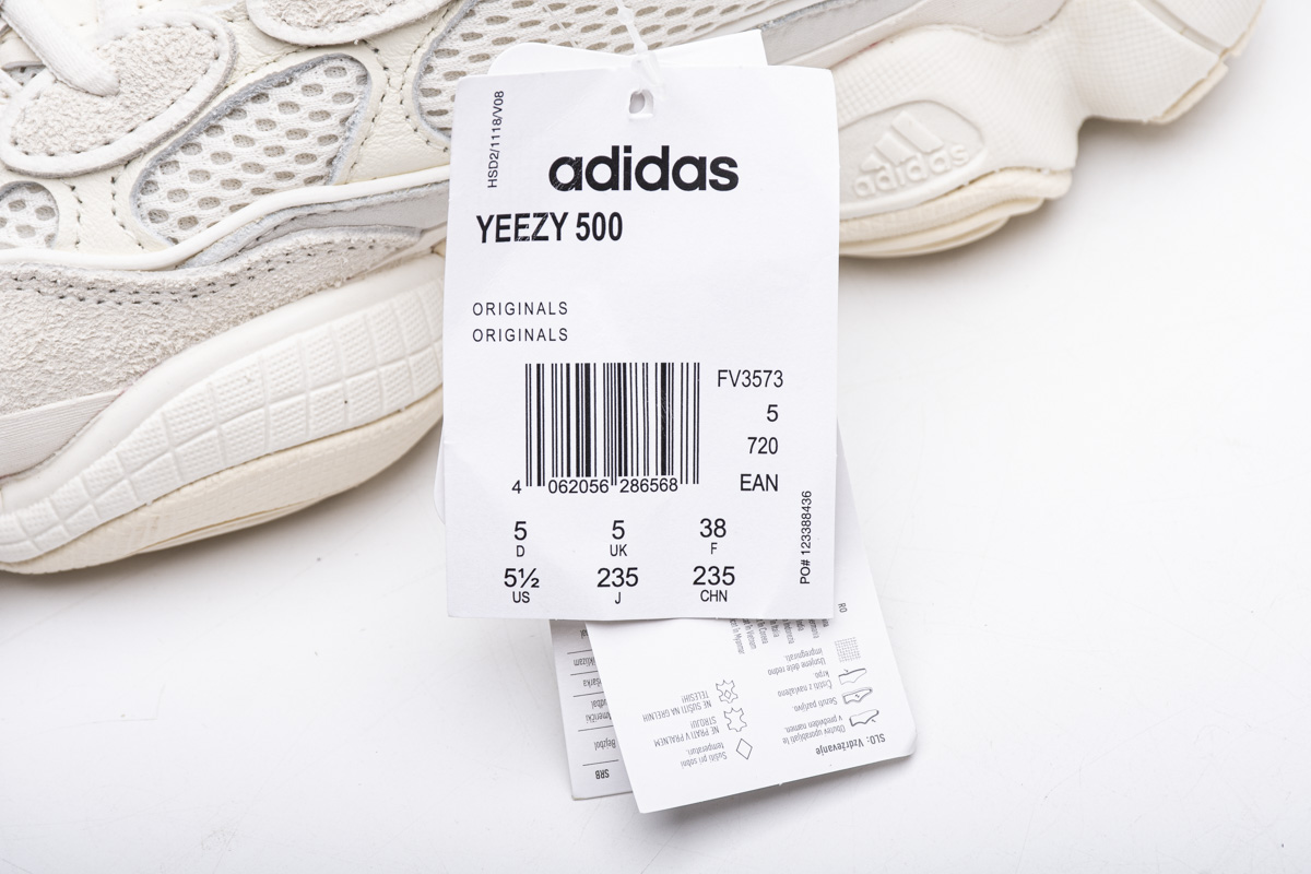 Adidas Yeezy 500 Bone White Fv3573 25 - www.kickbulk.co