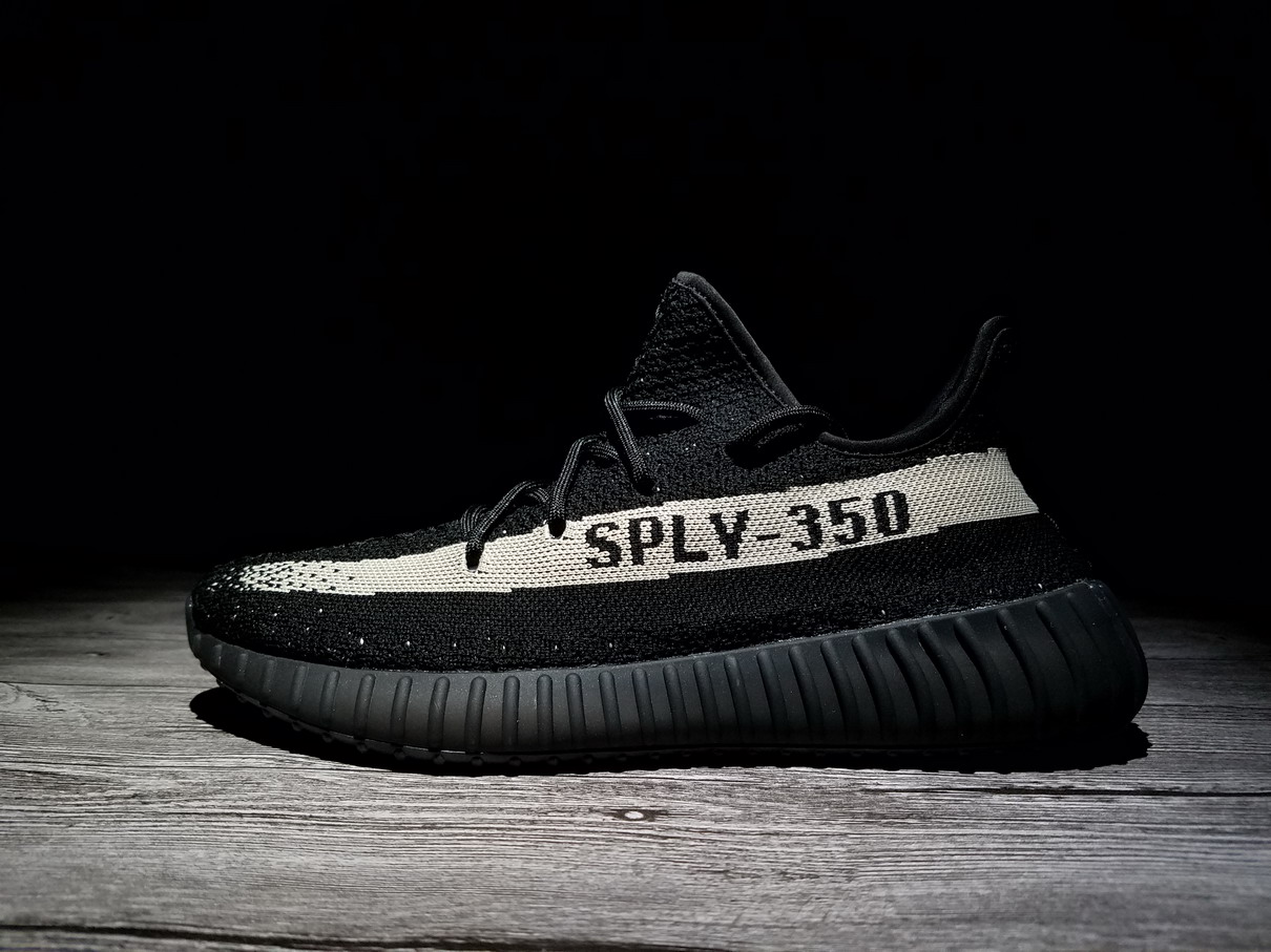 Adidas Originals Yeezy Boost 350 V2 Black White By1604 9 - www.kickbulk.co