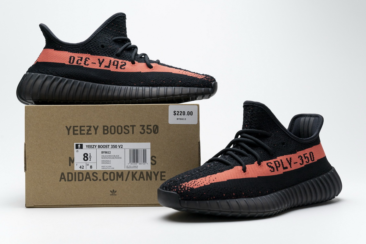 Adidas Yeezy Boost 350 V2 Core Black Red By9612 8 - www.kickbulk.co