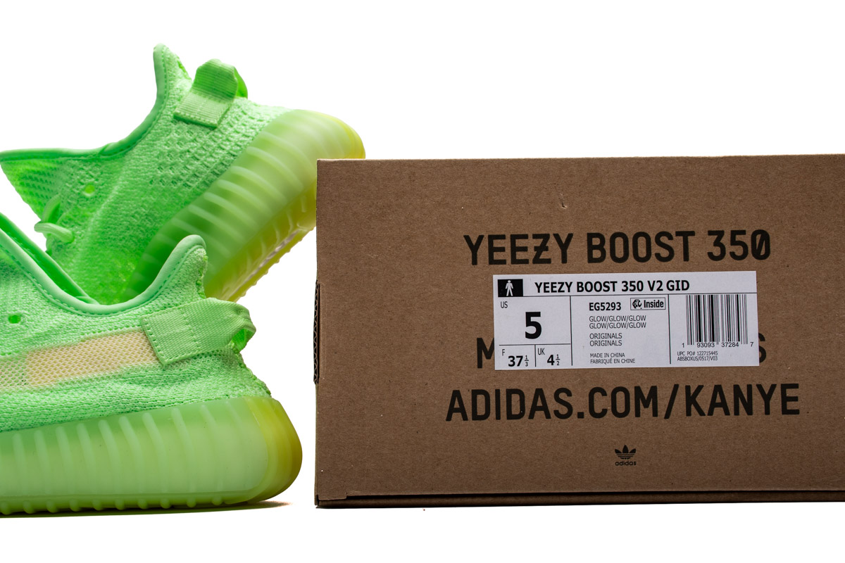 Yeezy Boost 350 V2 Glow In The Dark Green Eg5293 Kickbulk Footwear Wholesale 9 - www.kickbulk.co