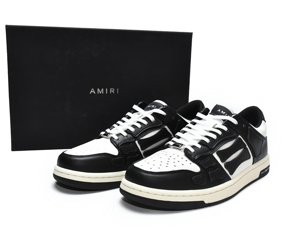 Amiri Skel Top Low Black White Mfs003 004 5 - www.kickbulk.co