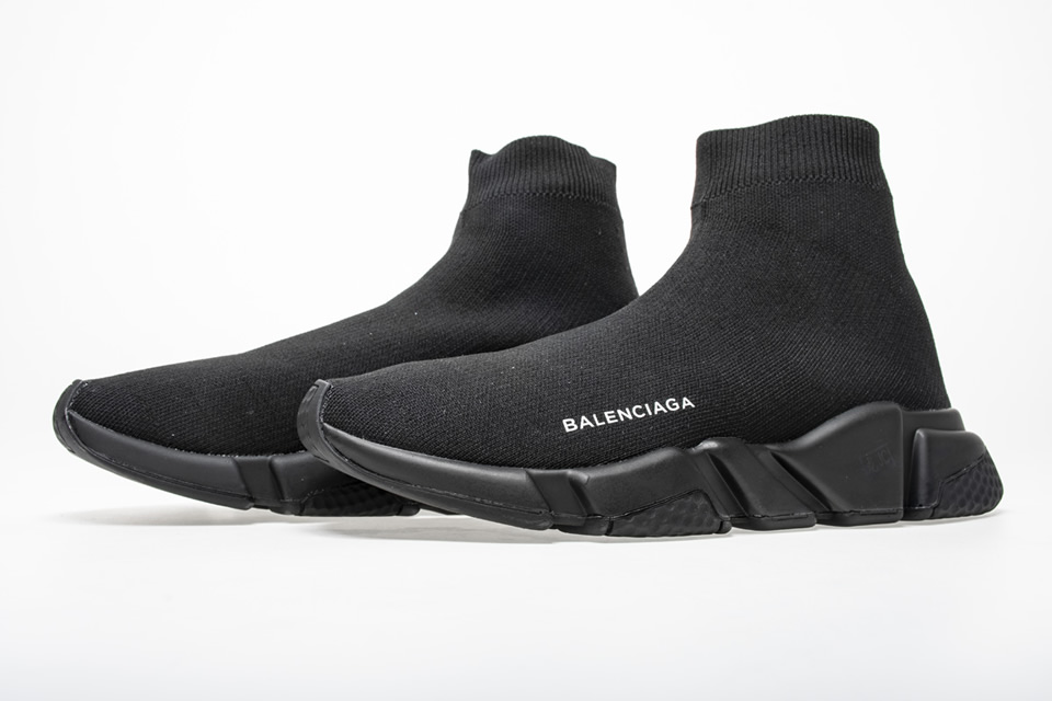 Balenciaga Speed Runner Tess S Gomma Maille Noir Sneaker 483502w05g01000 4 - www.kickbulk.co