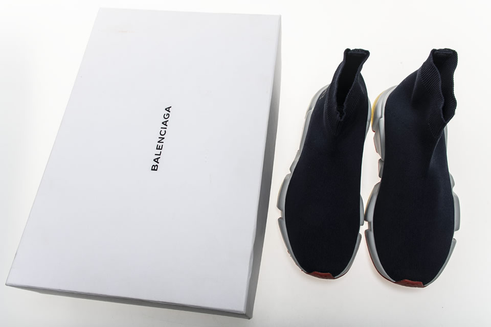 Balenciaga Speed Runner Tess S Gomma Maille Noir Sneaker Navy Blue 494484w05g01001 6 - www.kickbulk.co